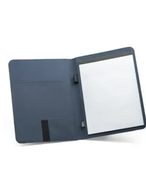 EMERGE FOLDER II. A4 folder in recycled polyester (100% rPET) 300D with elastic closure