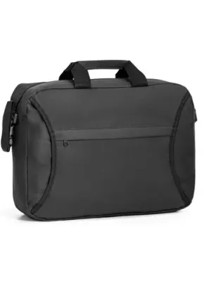 SEOUL. Porte-documents multifonction en polyester 600D – Noir