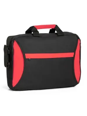 SEOUL. Porte-documents multifonction en polyester 600D – Rouge