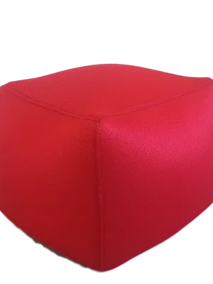 Puf cubo mesh – Red