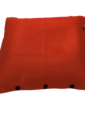 Pouf déhoussable - Moyen modèle – Orange