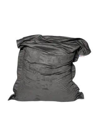 Velvet sceno pouf – Steel