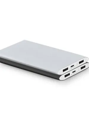 NOBEL. Power bank 7'200 mAh, fabricado en aluminio reciclado (100% rAL)