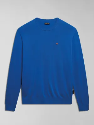 Decatur crew neck jumper – Blue Lapis
