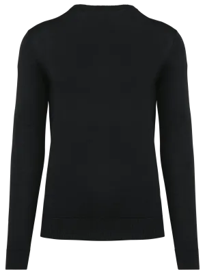 Pull col en V écoresponsable homme – Black