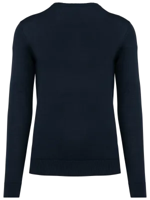 Pull col en V écoresponsable homme – Navy