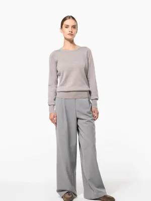 Pull col rond femme