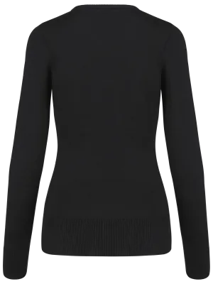 Pull col rond femme – Black