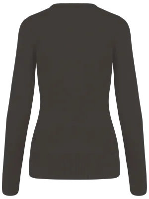 Pull col rond femme – Dark Grey