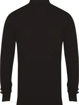 Jersey de cuello alto – Black