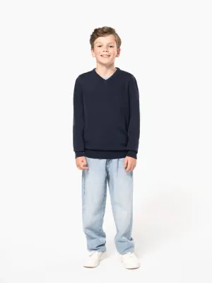 Pull col V enfant