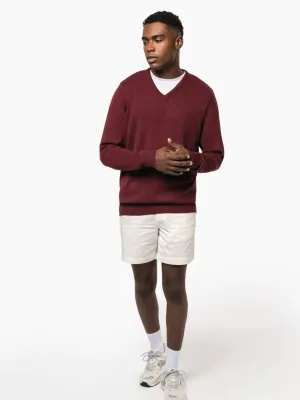 Men's V-neck jumper