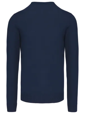 Men's V-neck jumper – Navy