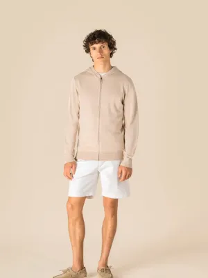 Jersey ecorresponsable con capucha de lyocell de hombre