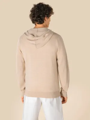 Jersey ecorresponsable con capucha de lyocell de hombre