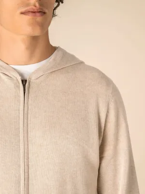 Jersey ecorresponsable con capucha de lyocell de hombre