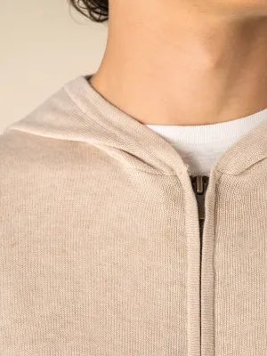 Jersey ecorresponsable con capucha de lyocell de hombre