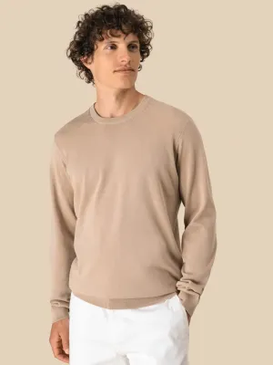Jersey ecorresponsable de cuello redondo de hombre