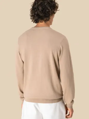 Jersey ecorresponsable de cuello redondo de hombre