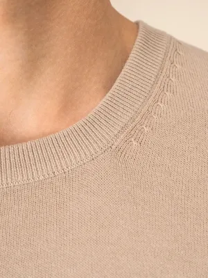 Jersey ecorresponsable de cuello redondo de hombre