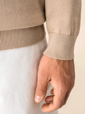 Jersey ecorresponsable de cuello redondo de hombre
