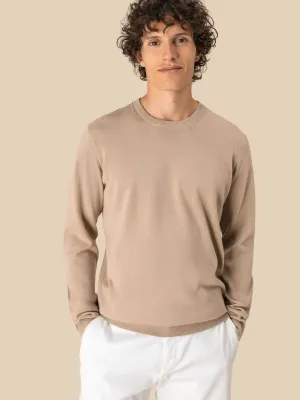 Jersey ecorresponsable de cuello redondo de hombre