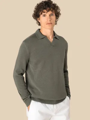 Men's Polo Neck Jumper
