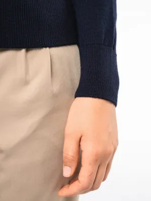 Pull Mérinos col roulé femme