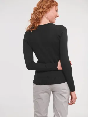 Jersey de mujer cuello de pico