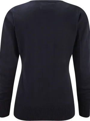 Jersey de mujer cuello de pico – French Navy