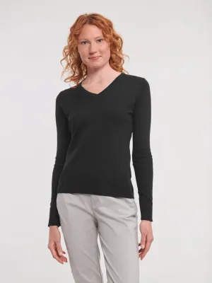Jersey de mujer cuello de pico
