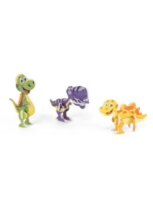 DINOSAURUS. Puzzle 3D de papel con forma de dinosaurio – Naturel