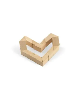THINKO. Wooden puzzle with 24 pieces – Naturel
