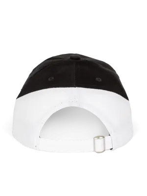 Racing - Casquette bicolore 6 panneaux – Black / White