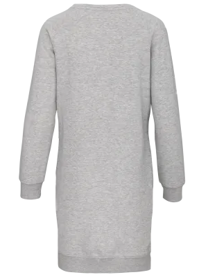 Robe Bio en molleton – Light grey heather