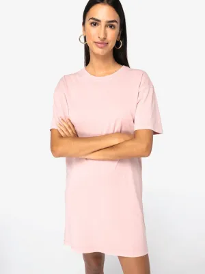 Robe t-shirt écoresponsable délavée femme