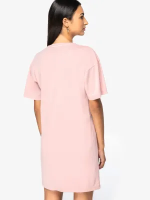 Robe t-shirt écoresponsable délavée femme