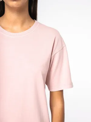 Robe t-shirt écoresponsable délavée femme