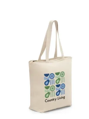 HACKNEY. 100% cotton bag with zipper (280 g/m²)
