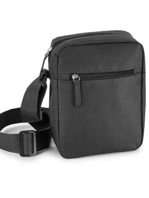 LAHORE. 600D polyester shoulder bag – Noir