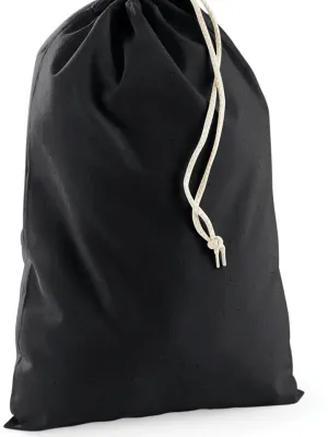 Bolsa de cordones de algodón – Black