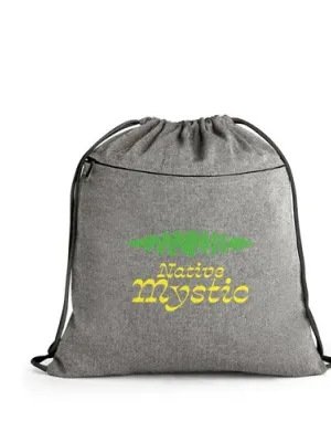 CHANCERY. Sac à cordelettes en coton recyclé (70%), polyester (30% rPET) (140 g/m²)