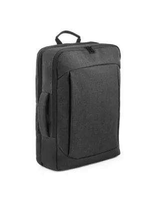 ALEXANDRIA. 15'6" 2 in 1 Laptop backpack in 600D polyester – Gris foncé