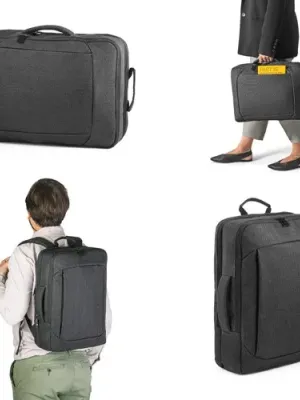 ALEXANDRIA. 15'6" 2 in 1 Laptop backpack in 600D polyester