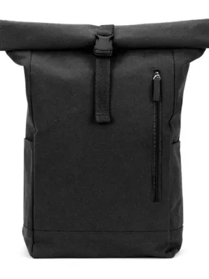 SAINT. Mochila enrollable de algodón reciclado y poliéster reciclado (380 g/m²)