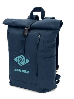 SAINT. Mochila enrollable de algodón reciclado y poliéster reciclado (380 g/m²)
