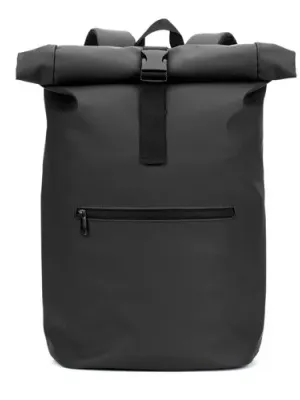PORTLAND. The PU roll top backpack with a 16" laptop pocket