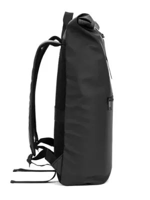 PORTLAND. The PU roll top backpack with a 16" laptop pocket