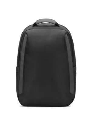 YANGON BPACK. Anti-theft backpack, in twill with water-repellent coating and high-density 600D recycled polyester, for 17'3" laptop