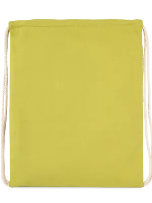 Sac à dos avec cordon épais – Burnt Lime